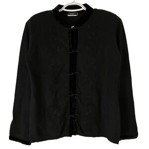 VINTAGE Franco Valeri Chinese Inspired Sweater size M